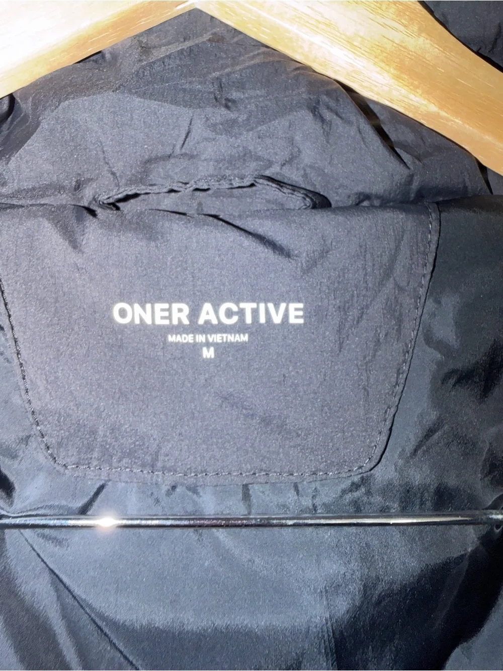 Oner Active women’s Black Hooded Puffer Jacket